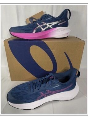 ASICS GT-1000 14 GS Kids US 7 y Twilight Blue Digital Sakura Running